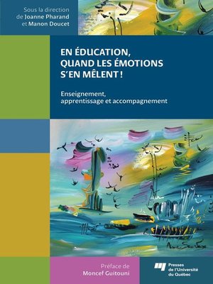 cover image of En éducation, quand les émotions s'en mêlent!